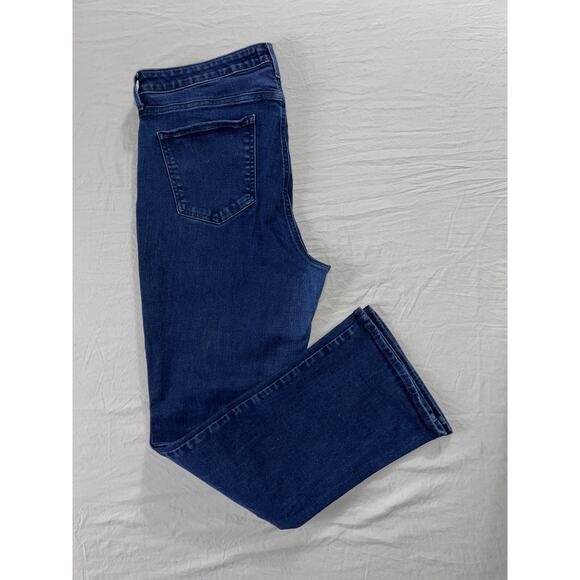 NYDJ Lift/Tuck Barbara Bootcut Stretch Denim Jeans. Dark Wash, Women's 14S. GUC! - Picture 2 of 9